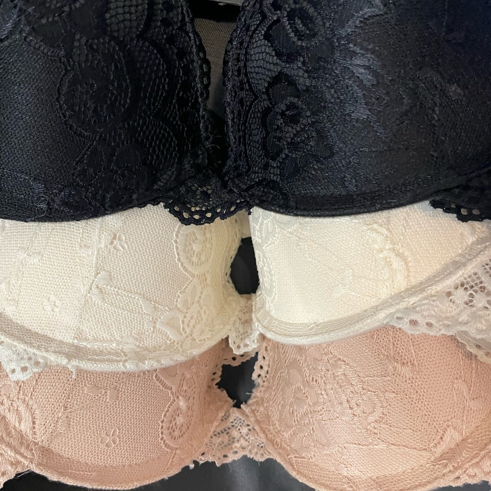 NWT 3 pack of Laura Ashley Bras